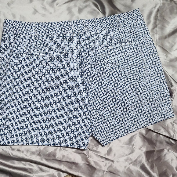 Counterparts Blue Patterned Chinos Shorts - Picture 3 of 6